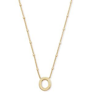 Letters N pendant necklace for women fashion jewelry 14k gold plated brass